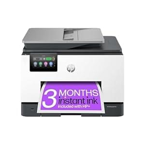 HP OfficeJet Pro 9135e All-in-One Printer | Colour | Printer for Small Office | Print, Scan, Copy, Fax, 2-Sided Automatic Document Feeder| 2 Tray | 3 months Instant Ink with HP | Up To 3 Year Warranty