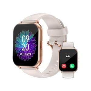 RUIMEN Smart Watch Answer Dial Call,Smart Watches for Women Men HD Touch Screen Fitness watch with SpO2-Monitor Heart Rate Sleep Monitor Pedometer Watch Multi Sports Mode for Android iOS